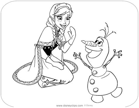 disneys frozen coloring pages  disneyclipscom