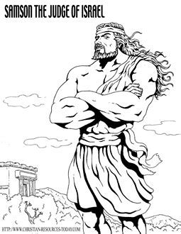 judges bible coloring pages sketch coloring page