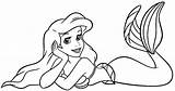 Mermaid Coloring Pages Little Printable Color Coloringme Gif Colouring sketch template