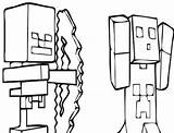 Minecraft Creeper Pages sketch template