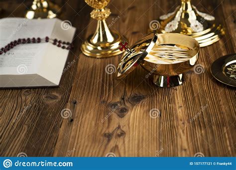 catholic religion concept background place  text stock image