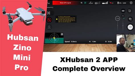 hubsan zino mini pro complete xhubsan  app overview youtube