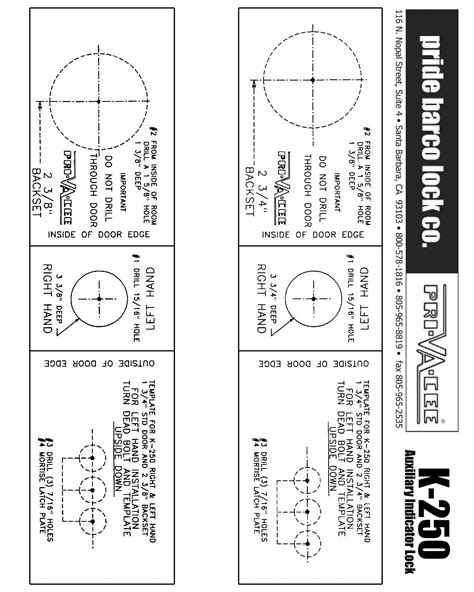 printable hole drilling template  printable templates