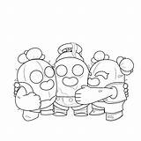 Brawl Stars Coloring Pages Spike Brawlers Robo Coloringbay sketch template