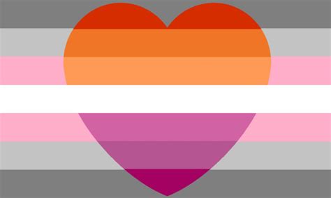 Lesbian Demigirl Flag Queervexillology