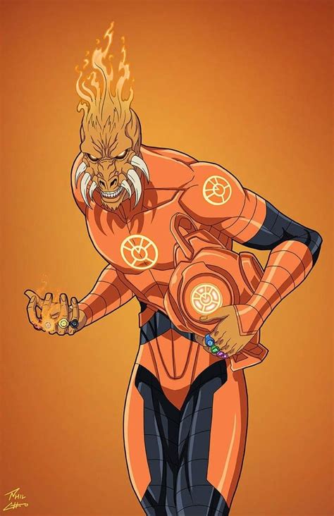 larfleeze orange lanternearth  superhero art dc comics art comic villains