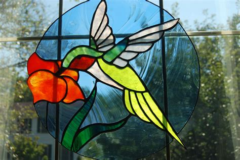 hummingbird stained glass birds stained glass patterns glass birds