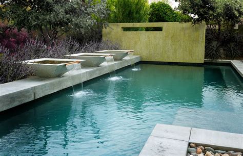 spectacular swimming pool waterfalls water features
