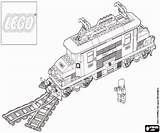 Lego Train Coloring sketch template