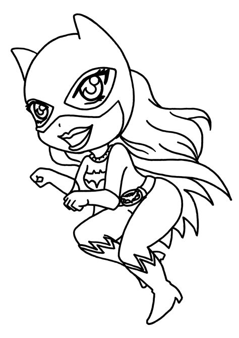 catwoman coloring pages    print