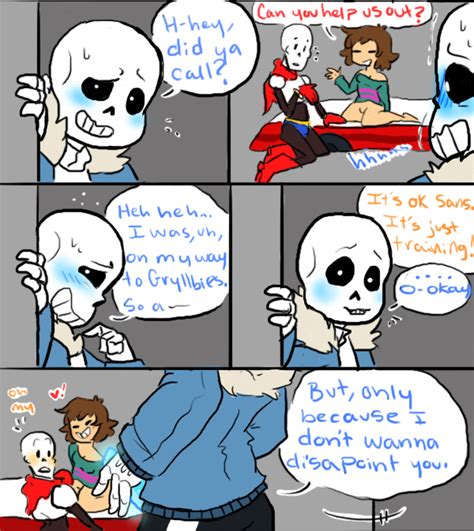 Rule 34 Animated Skeleton Blush Bone Comic Dialogue English Text