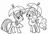 Coloring Pages Sparkle Twilight Pie Pinkie Pony Coloringtop Print sketch template