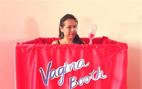 vagina booth moving video of women seeing their vaginas for the first