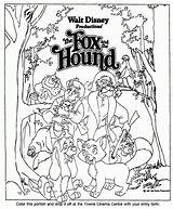 Hound Fox Coloring Cartoon Copper Disney Dog Movie Coon Clipart Coloringhome Getdrawings Popular Library sketch template
