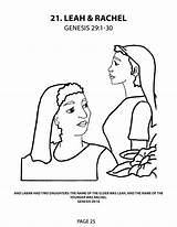 Coloring Rachel Pages Bible Color Getcolorings Visit Daughters Two sketch template