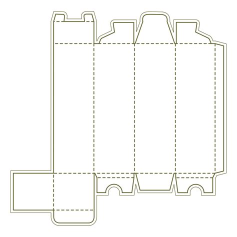 printable rectangle box template printable templates