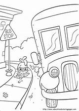 Coloring Chicken Little Pages Bus Stop Drawing Printable Book School Getdrawings Educationalcoloringpages Print sketch template