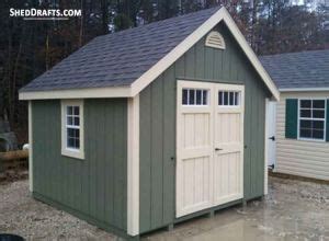 gambrel storage shed plans blueprints  barn style
