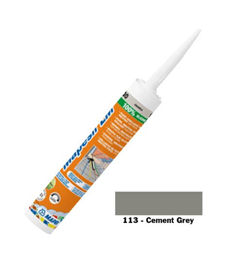Mapei Mapesil Silicone Lm 113 Cement Grey 310ml Tilers Direct