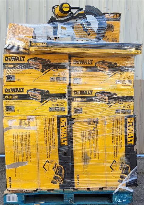 dewalt tool pallet lot id  untested customer returns texas tool pallets