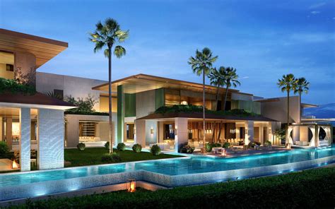 luxury modern homes  emirates hills dubai