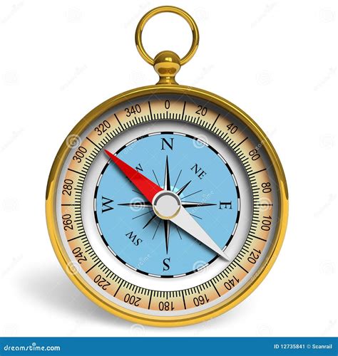 golden compass stock illustration illustration  direction