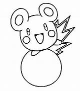 Pokemon Azurill Coloring Pages Drawings Pikachu Morningkids sketch template