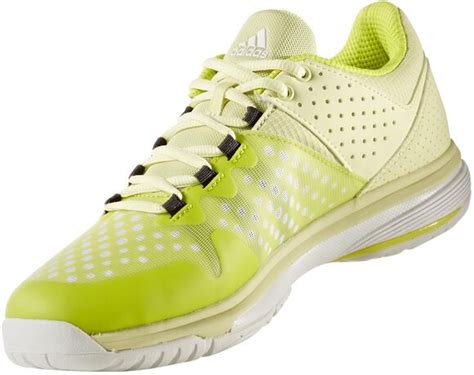 adidas court stabil indoorschoenen dames geel intersportnl
