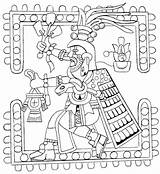 Aztec Goddesses Quetzalcoatl Winged sketch template