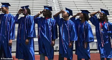 first surviving set of african american sextuplets graduate from high school daily mail online