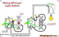 multiple gfci outlet wiring diagram gfci outlet wiring diagram pinterest electrical work