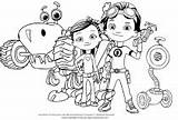 Rusty Rivets Coloring Drawing sketch template