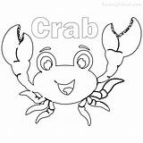 Crab Kids Pages Coloring Drawing Printable Getdrawings Crabs Color Sheet Clipartmag Immediately Getcolorings sketch template