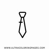 Corbata Necktie sketch template