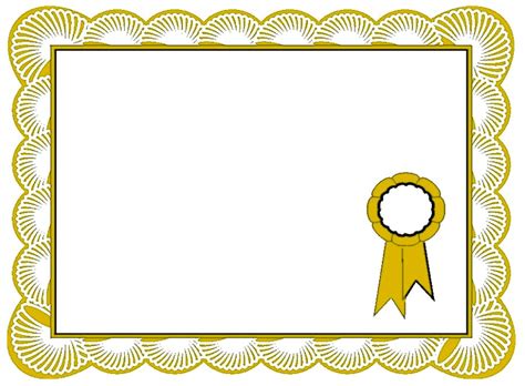 examples   certificate  certificate border