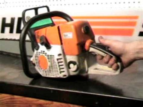 chainsaw guy shop talk stihl ms  chainsaw  avi youtube