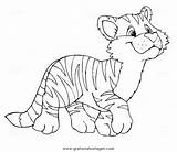 Tigerbaby Ausmalen Malvorlage sketch template