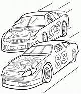Coloring Race Car Pages Printable Print sketch template