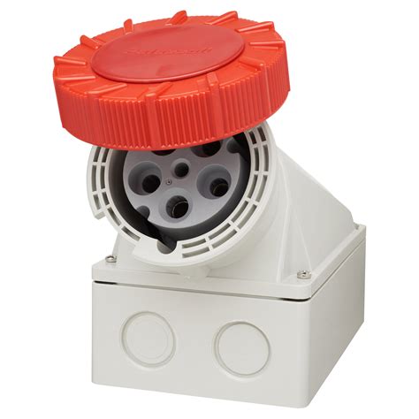 pin neutral earth surface socket red electricaldirect