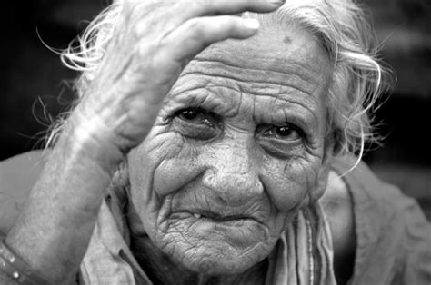 old gypsy woman dhaka the weathered lines of her face