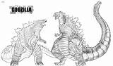 Godzilla Coloring Pages King Monsters Printable Artstation Gozilla 2021 Wonder sketch template