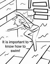 Coloring Swimming Pages Safety Important Stats Downloads Deviantart Girls sketch template