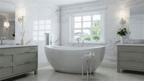 relaxing spa  bathroom   home pelham  white