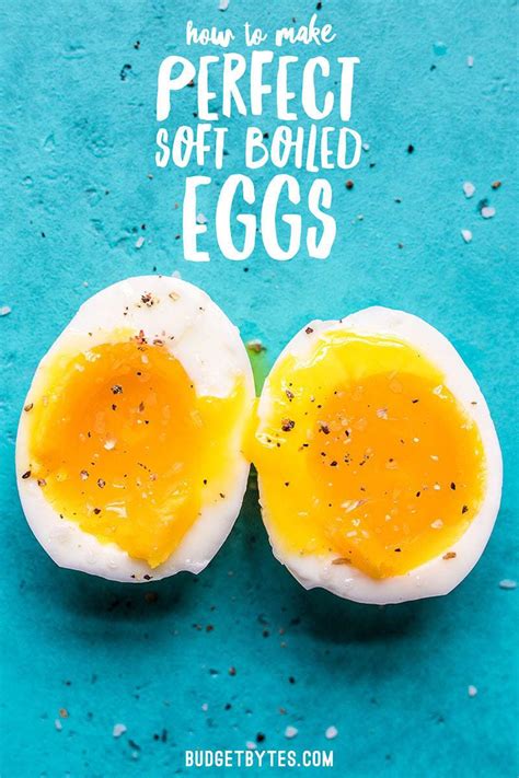 soft boiled eggs budget bytes