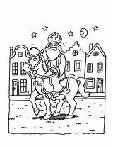Sinterklaas Paard Sint sketch template