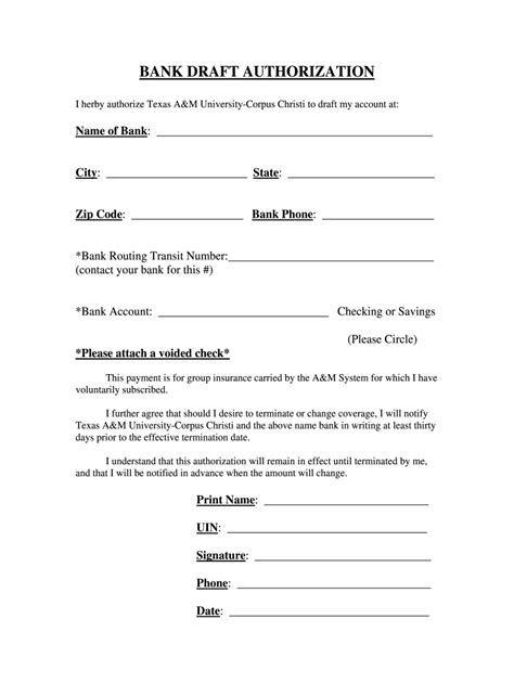 Ach Authorization Form Fill Out And Sign Printable Pd