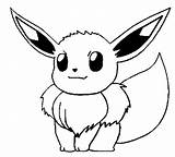 Eevee Kolorowanka sketch template