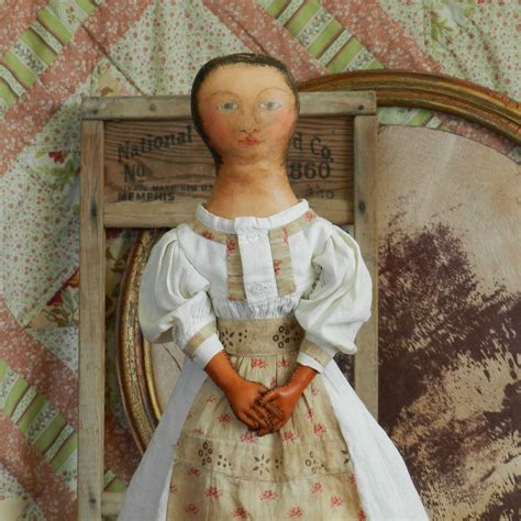wooden sisters antique cloth doll reproduction