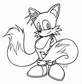 Tails Prower Sketch sketch template