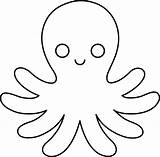 Octopus Outline Cliparts Realistic Attribution Forget Link Don sketch template